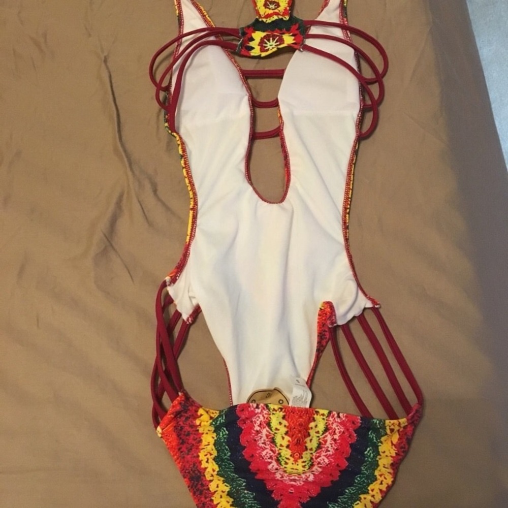 COPY - Rainbow bathing suit juniors 0 NEW